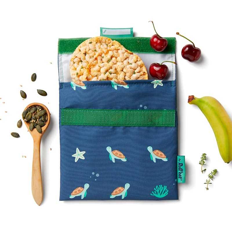 Porta Snacks Snack&Go Tortuga - Aúpa Organics