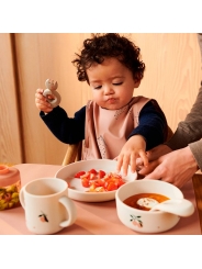 Vajilla Infantil de Silicona Premium "Cats and Dogs" de Liewood - Aúpa Organics