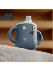 Taza de Aprendizaje de Silicona Premium "Artic Sea" de Liewood - Aúpa Organics