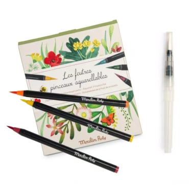 Set de 12 Rotuladores Acuarelables + Pincel de Agua - Aúpa Organics