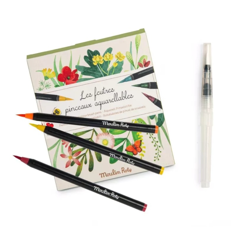 Set de 12 Rotuladores Acuarelables + Pincel de Agua - Aúpa Organics