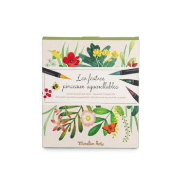 Set de 12 Rotuladores Acuarelables + Pincel de Agua - Aúpa Organics