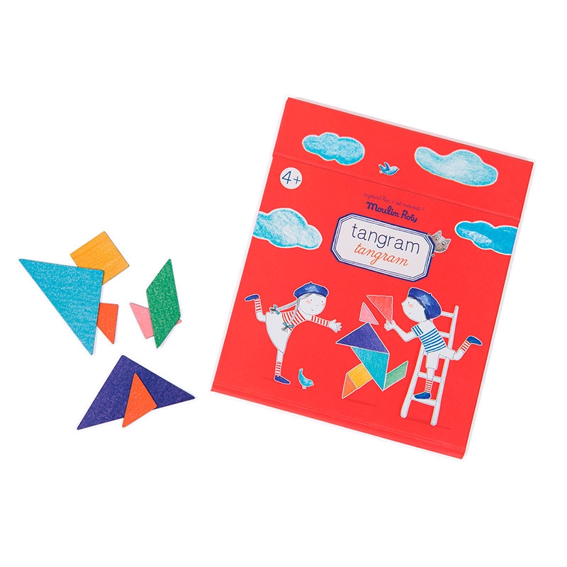 Juego de Viaje Magnético Tangram Moulin Roty - Aúpa Organics