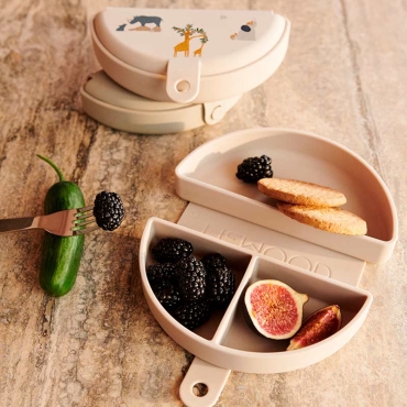 Fiambrera Plegable de Silicona 500 ml Liewood - Aúpa Organics