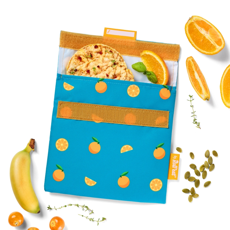 Porta Snacks Snack&Go Naranja - Aúpa Organics