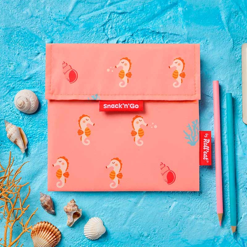 Porta Snacks Snack&Go Caballito de Mar - Aúpa Organics