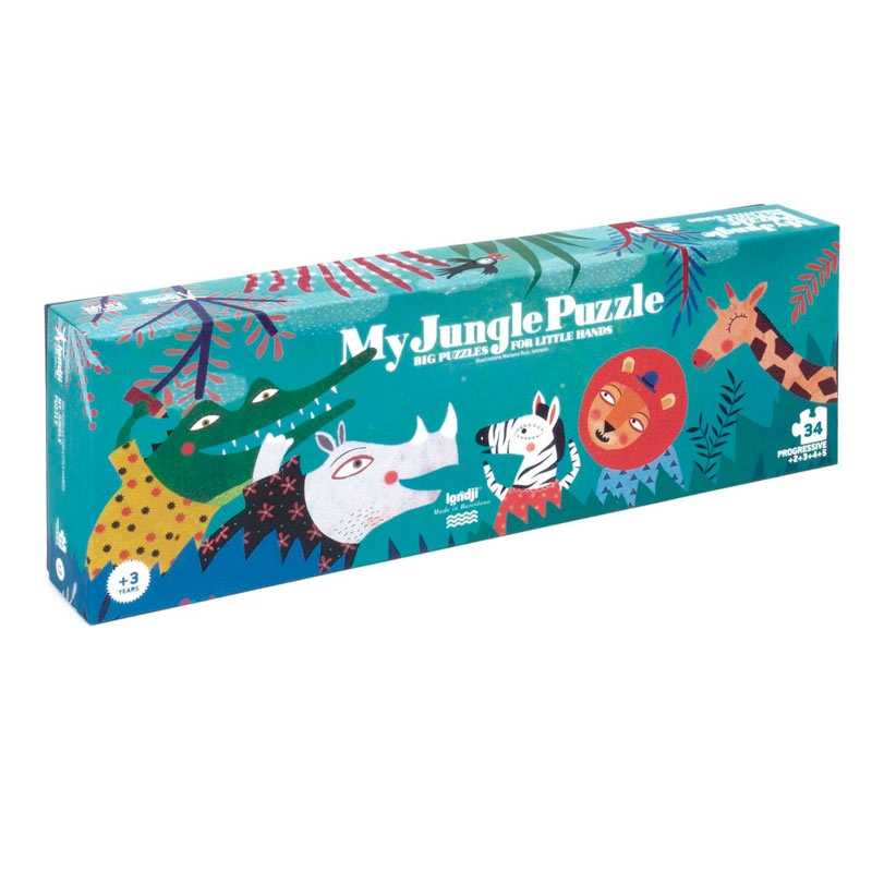 Puzzle progressivo My Jungle Puzzle de Londji - Aúpa Organics