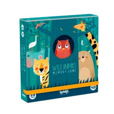 Wild Animals. Juego de Memoria de Londji - Aúpa Organics