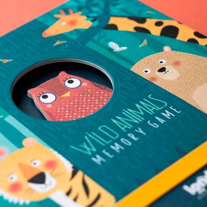 Wild Animals. Juego de Memoria de Londji - Aúpa Organics
