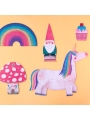 5 Puzzles reversibles Happy Birthday Unicorn! de Londji - Aúpa Organics