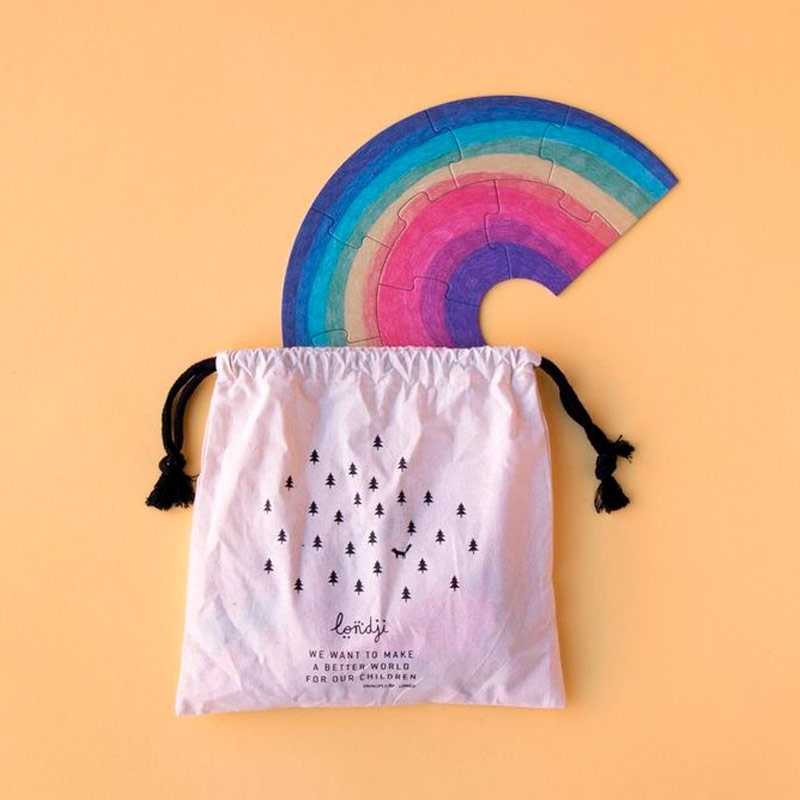 5 Puzzles reversibles Happy Birthday Unicorn! de Londji - Aúpa Organics