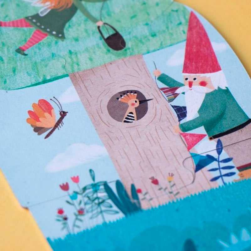 5 Puzzles reversibles Happy Birthday Unicorn! de Londji - Aúpa Organics