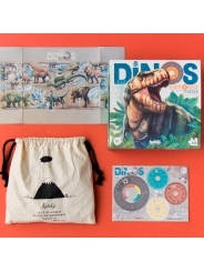 Puzzle de 350 piezas Dinos Explorer de Londji - Aúpa Organics