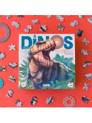 Puzzle de 350 piezas Dinos Explorer de Londji - Aúpa Organics