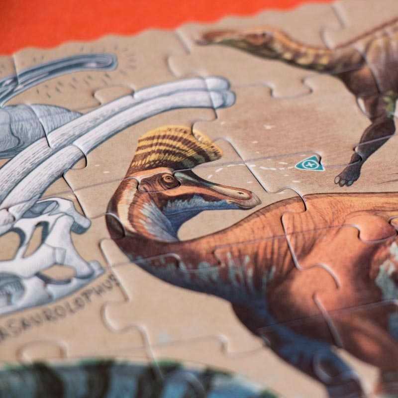 Puzzle de 350 piezas Dinos Explorer de Londji - Aúpa Organics