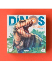 Puzzle de 350 piezas Dinos Explorer de Londji - Aúpa Organics
