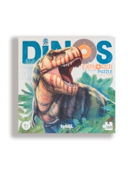 Puzzle de 350 piezas Dinos Explorer de Londji - Aúpa Organics