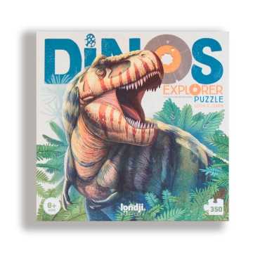 Puzzle de 350 piezas Dinos Explorer de Londji - Aúpa Organics