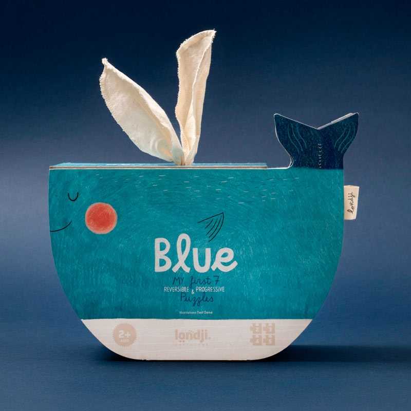 7 Puzzles progresivos Blue de Londji - Aúpa Organics