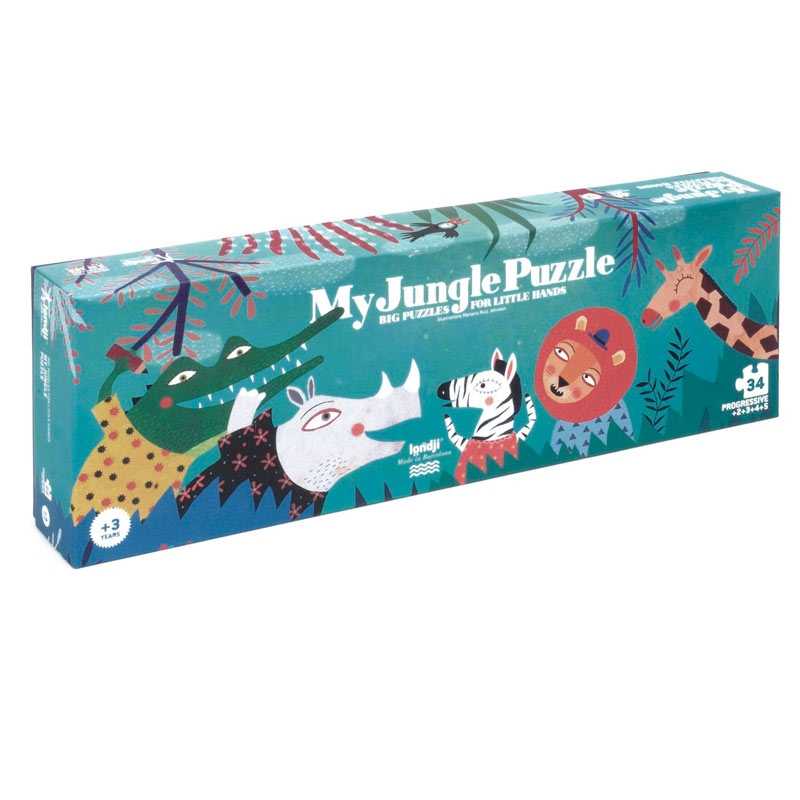 Puzzle progressivo My Jungle Puzzle de Londji - Aúpa Organics