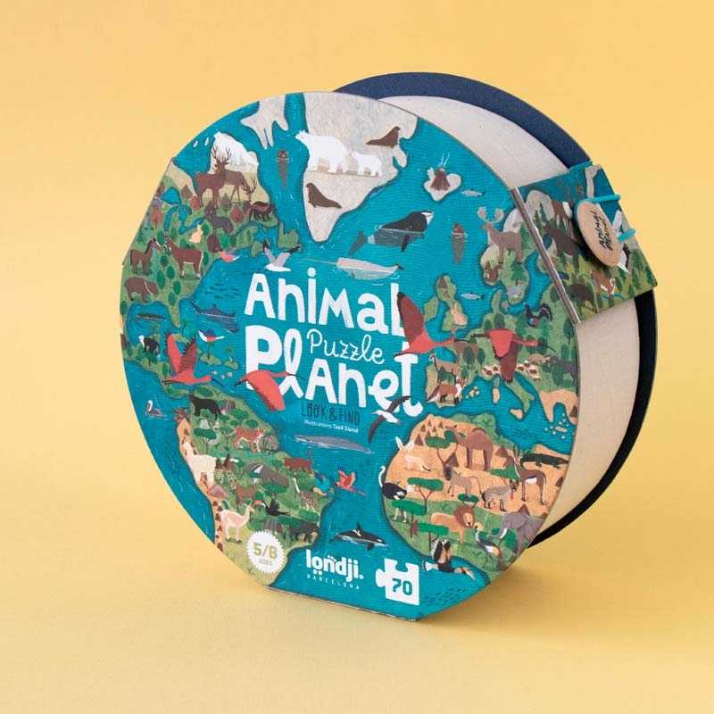 Puzzle de 70 piezas Animal Planet de Londji - Aúpa Organics