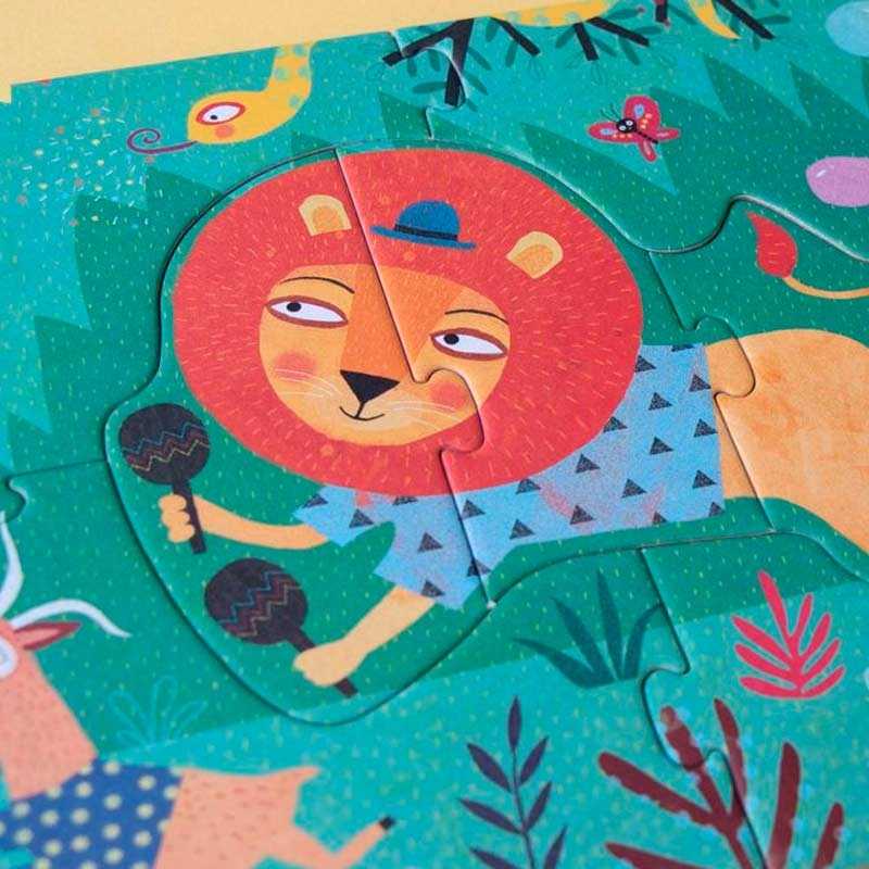 Puzzle progressivo My Jungle Puzzle de Londji - Aúpa Organics