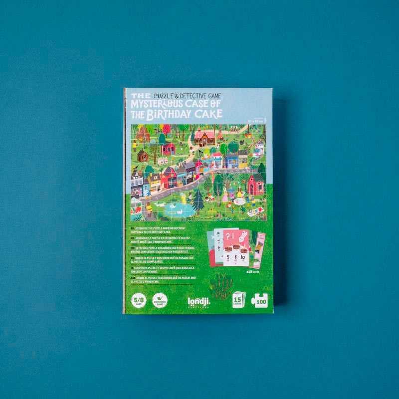 Puzzle The Mysterious Case of the Birthday Cake Londji - Aúpa Organics