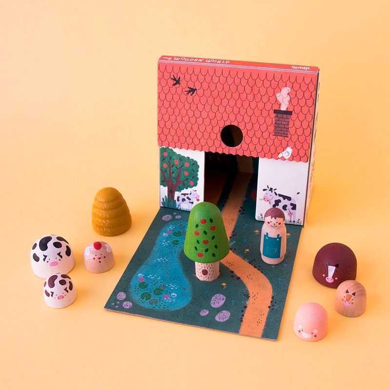 Juguete de Madera Wooden World Farm de Londji - Aúpa Organics