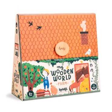 Juguete de Madera Wooden World Farm de Londji - Aúpa Organics