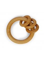 Sonajero Anillas de Madera