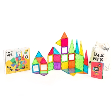 Juego de Construcciones Magnéticas de 32 Piezas Imanix - Aúpa Organics