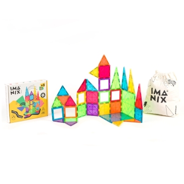 Juego de Construcciones Magnéticas de 32 Piezas Imanix - Aúpa Organics