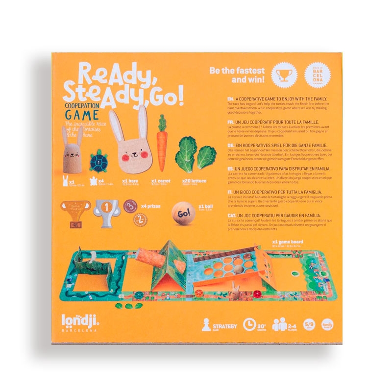 Ready, Steady, Go! Juego Cooperativo de Londji - Aúpa Organics