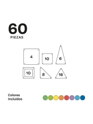 Juego de Construcciones Magnéticas de 60 Piezas Imanix - Aúpa Organics