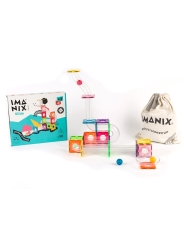 Imanix Tobogán 50 piezas – Set magnético para crear circuitos - Aúpa Organics