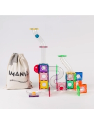 Imanix Tobogán 70 piezas – Set magnético para crear circuitos - Aúpa Organics
