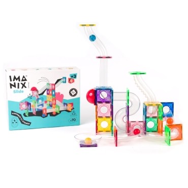 Imanix Tobogán 70 piezas – Set magnético para crear circuitos - Aúpa Organics