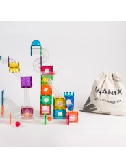 Imanix Tobogán 134 piezas – Set magnético para crear circuitos - Aúpa Organics