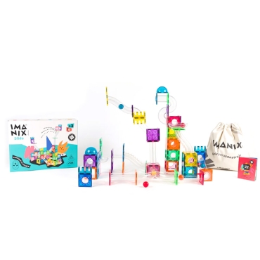 Imanix Tobogán 134 piezas – Set magnético para crear circuitos - Aúpa Organics