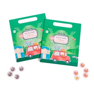 Juego de Viaje Magnético En la Carretera Moulin Roty - Aúpa Organics