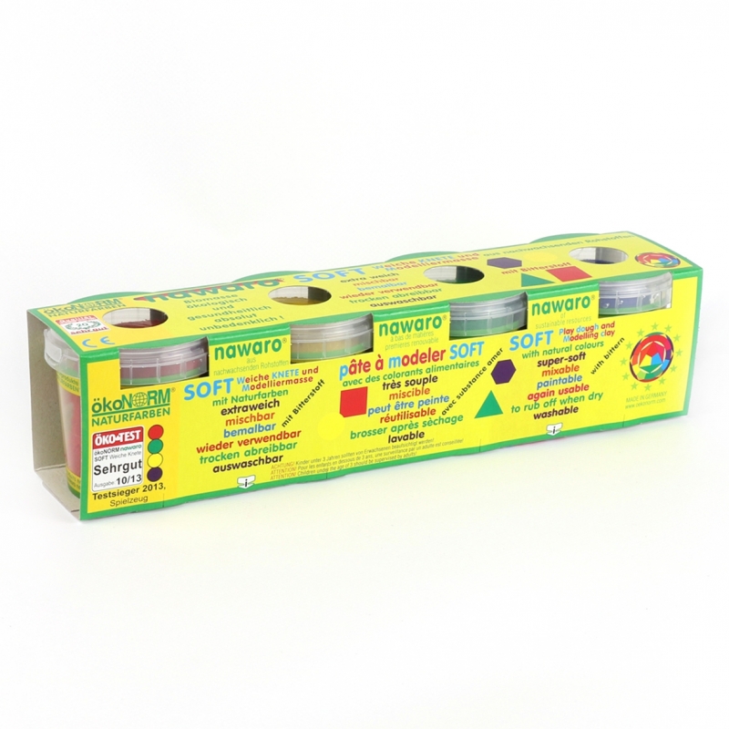 Arcilla de Colores Ecológica - Pack 4 Colores