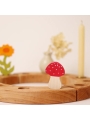 Seta Roja y Blanca Figura Anillo de Cumpleaños Grimm's - Aúpa Organics