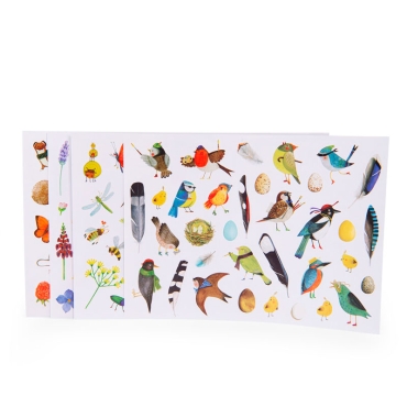 Pegatinas de naturaleza "El botanista" Moulin Roty - Aúpa Organics