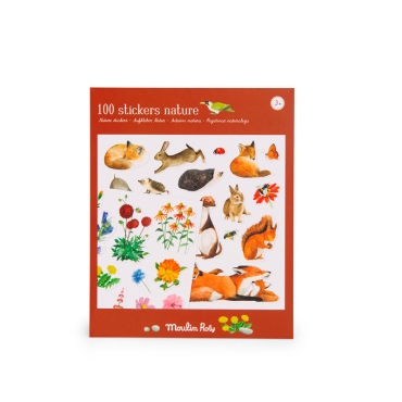 Pegatinas de naturaleza "El jardinero" Moulin Roty - Aúpa Organics