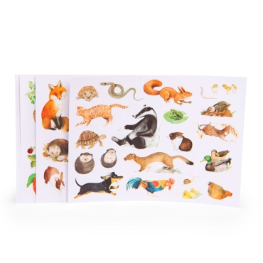 Pegatinas de naturaleza "El jardinero" Moulin Roty - Aúpa Organics