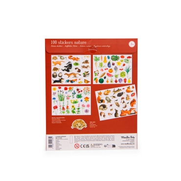 Pegatinas de naturaleza "El jardinero" Moulin Roty - Aúpa Organics