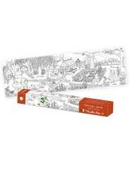 Póster para Colorear "El jardinero" Moulin Roty - Aúpa Organics