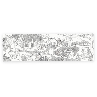 Póster para Colorear "El jardinero" Moulin Roty - Aúpa Organics