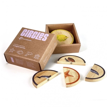 Circles "Animales Marinos" Rompecabezas magnético Nowordbooks - Aúpa Organics