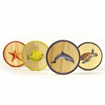 Circles "Animales Marinos" Rompecabezas magnético Nowordbooks - Aúpa Organics